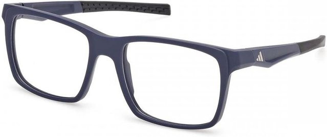 Adidas SP5103 Brille, Herren, Vollrand, rechteckig, Kunststoff, blue - Bild 1