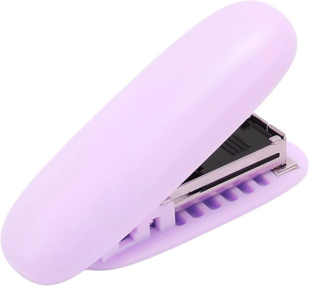 4er-Set GoolRC Mini Hefter in Violett mit kraftsparender Hebelstruktur und kompakter Faltfunktion - Bild 1