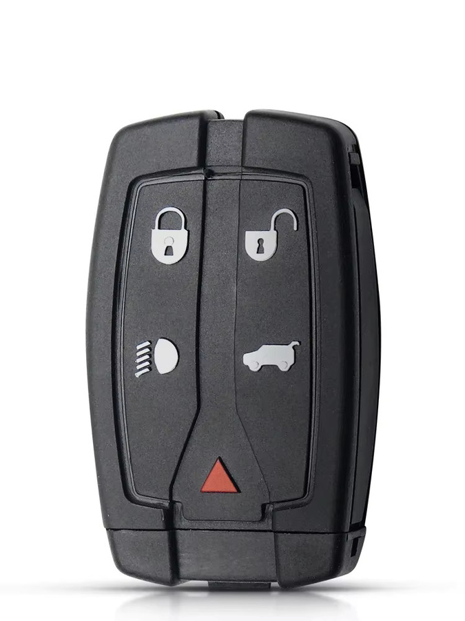 Keyyou Intelligente Fernbedienung für Land Rover Freelander 2, 315 MHz Autoschlüssel mit 5 Tasten und ungeschnittener Klinge, Schwarz - Bild 2