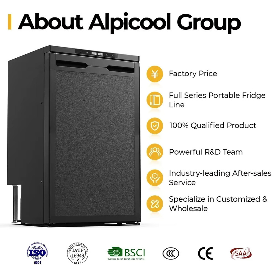 Alpicool CR50X Kompressor-Kühlbox für Camping und Outdoor in Schwarz - Bild 3