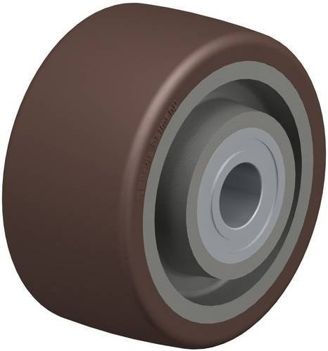 Blickle Schwerlast-Rad 101/20K in Silber und Braun mit 100 mm Durchmesser und 600 kg Tragfähigkeit - Bild 1