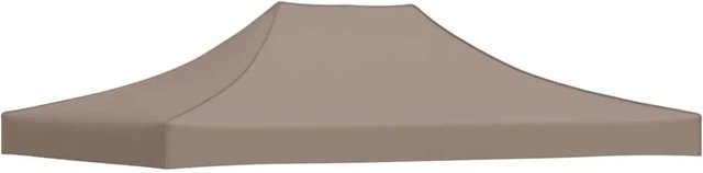 vidaXL Partyzelt-Dach für Faltpavillon in Taupe, B x T: 4 x 3 m, aus Polyester mit PVC-Beschichtung - Bild 1
