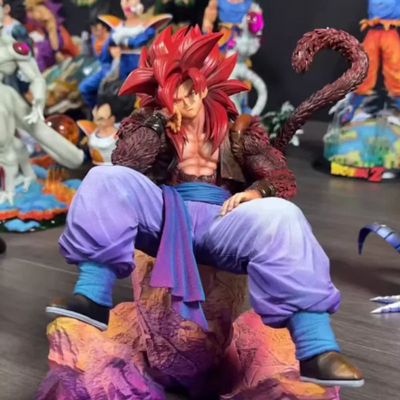 Bandai Dragon Ball Super Saiyan 4 Gogeta Sitzende Statue GK-Figur in Mehrfarbig aus Kunststoff und Kunstharz - Bild 2