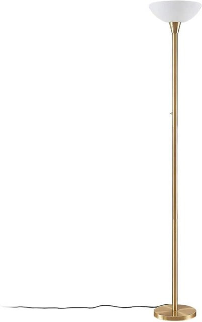 Lindby Stehlampe Ignacia Modern Gold Messing aus Metall, 1-flammig E27, Höhe: 230 cm - Bild 1