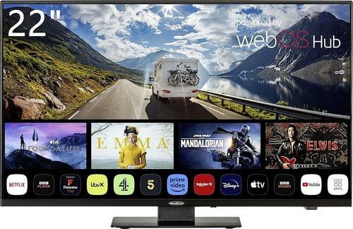Reflexion LDDX22iBT_B Smart TV 22 Zoll Full HD mit DVD-Player und WLAN in Schwarz - Bild 1