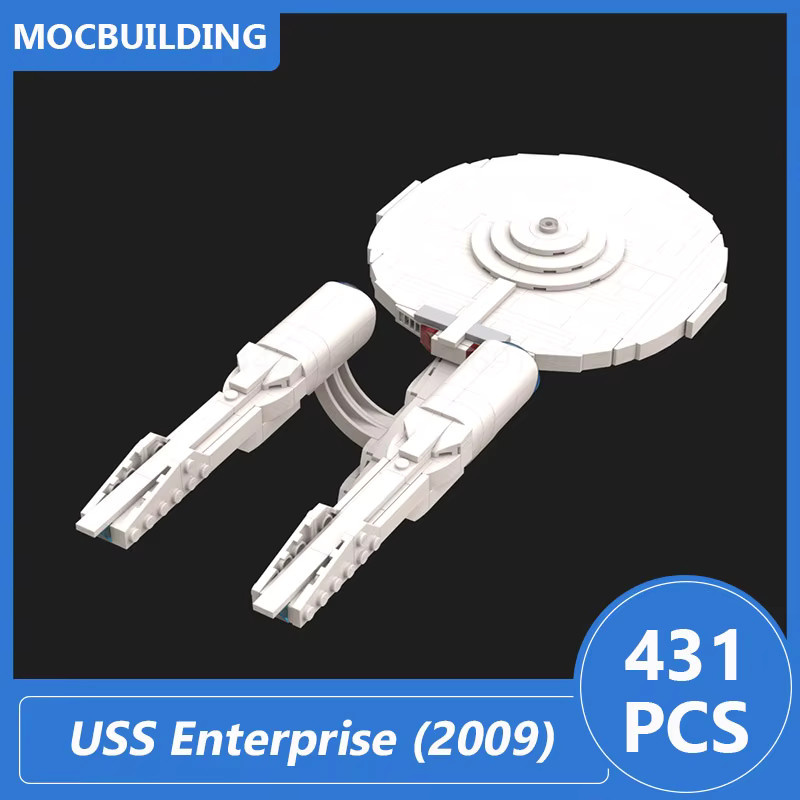 MOCBUILDING USS Enterprise Constitution Refit oder USS Reliant Moc, Bausteine, Weltraum, Star Trek - Bild 2