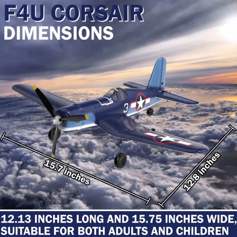 Volantexrc F4U Corsair RC-Flugzeug, ferngesteuertes Flugzeug, EPP-Schaum - Bild 2