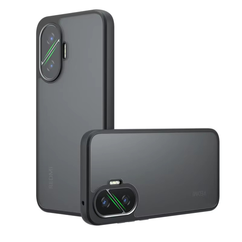 Xiaomi POCO F7 Schutzhülle aus Silikon und TPU PC in Transparent und Schwarz - Bild 2