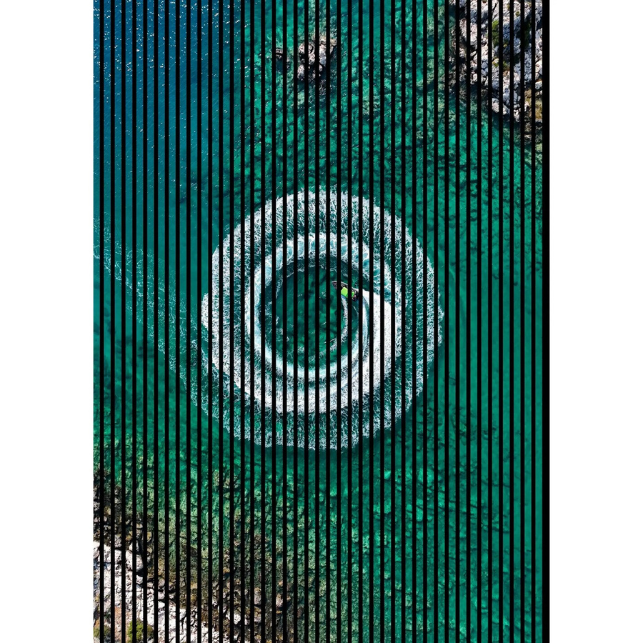 FN Acustico Akustikplatte Meer Bunt aus PET und MDF, B/H: 1.693 x 2.400 cm, Tiefe: 19 cm - Bild 2