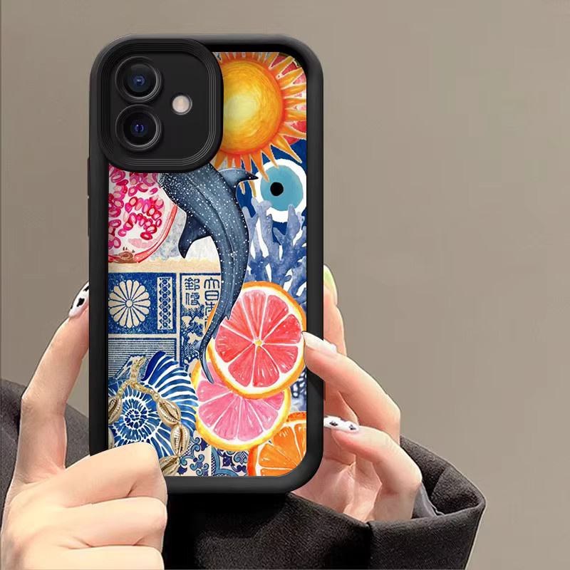 Handyhülle mit Sommer Meer Landschaft und Wal Design für OnePlus 11 10R Nord 2 3 CE3 CE4 CE2 Lite 5G ACE2 ACE3 in Multicolour - Bild 3