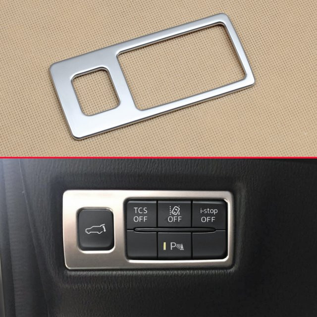 Dashboard Schalter Abdeckung für Mazda CX-5 KF (2017-2025) in Silber - Bild 1