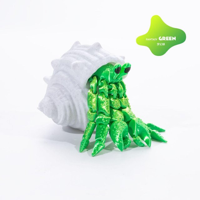 Fashnics Einsiedlerkrebs Actionfigur 3D-gedruckt Mehrgelenkig 14cm - Bild 1