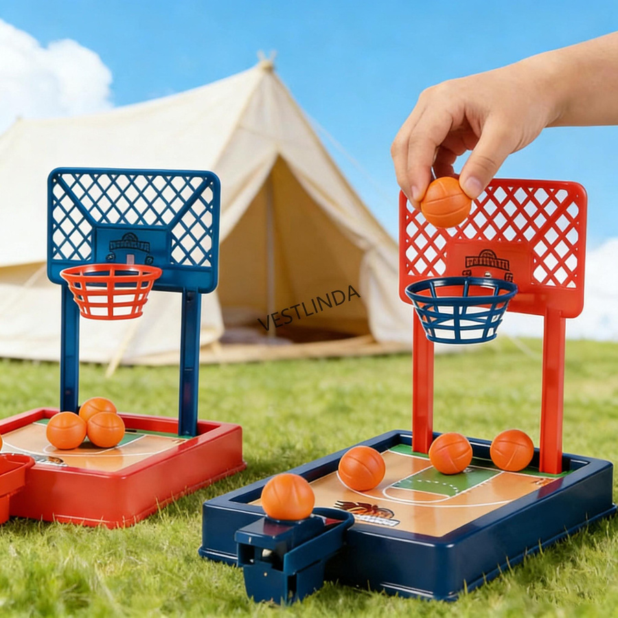 Yiran toy 1 Mini-Schreibtisch-Brettspiel Basketballkorb 2-Spieler-Spiele - Bild 3