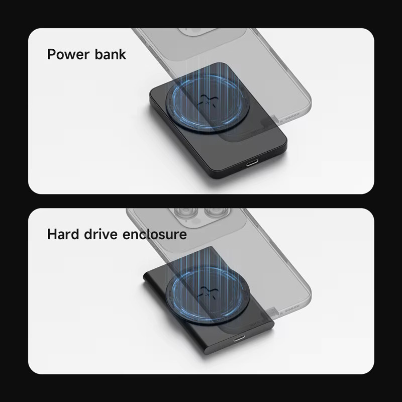 Hagibis Magnetischer Adapter als Magnetaufkleber für MagSafe-Zubehör, Metallplatte und selbstklebendes Patch-Bundle-Kit in Schwarz - Bild 2