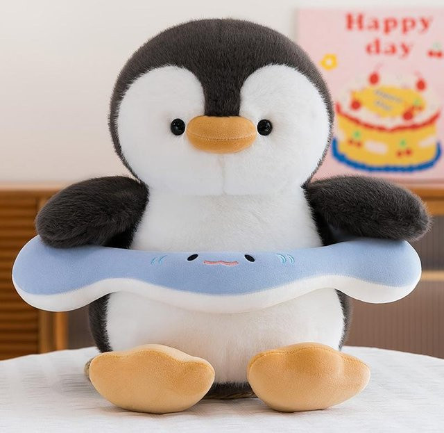Joyful toys Pinguin Plüschtier, Schwarz, Bunt / Mehrfarbig - Bild 1