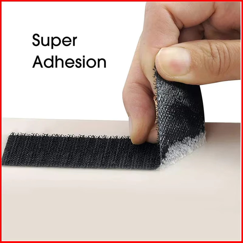 Selbstklebendes Klettverschlussband aus Nylon in Schwarz oder Weiß, Breite: 20 mm, 25 mm, 30 mm oder 50 mm - Bild 3