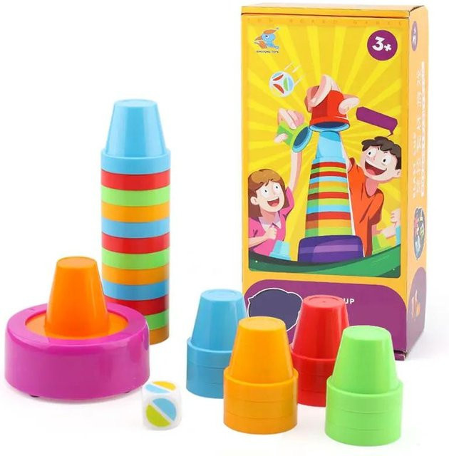 Kidsly Farbzuordnung Stapelbecher, Gelb, ab 3 Jahre - Bild 1
