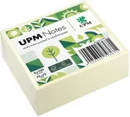 UPM Notes Haftnotizen in Gelb und Weiß, 100 Blatt pro Block, Breite: 7,5 cm, Höhe: 7,5 cm - Bild 1