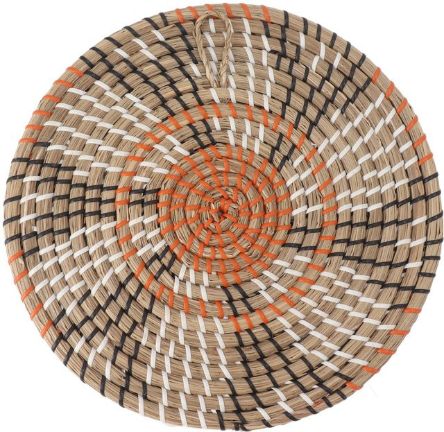 Runde Tischsets aus Seagrass von OutsideWorld im skandinavischen Design, Beige, Durchmesser: 30 cm - Bild 1