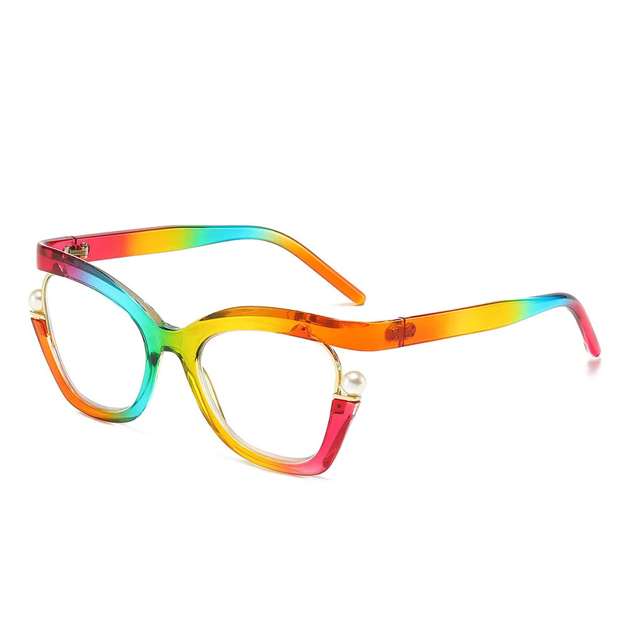 VABBON Lesebrille Damen, Vollrand, Cat-Eye, Kunststoff, Multicolour, Anti-Blaulicht - Bild 2