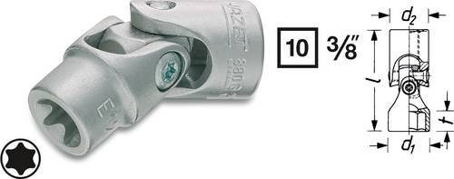 Hazet TX Steckschlüssel-Einsatz 880G-E8 Torx 10 mm mit 3/8 Zoll Antrieb in Silber - Bild 1