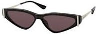 Alexander McQueen AM 0493S Sonnenbrille, Vollrand, Cat-Eye, Damen, black grey - Bild 1