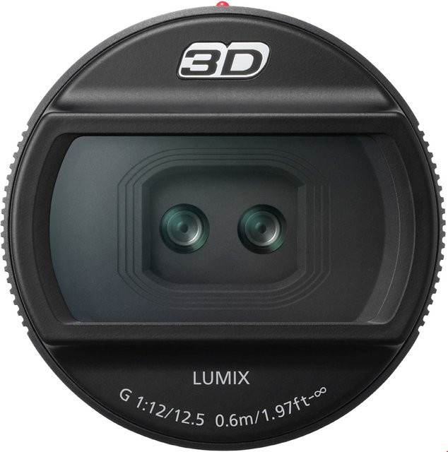 Panasonic HFT012E 3D Objektiv für Micro Four Thirds in Schwarz - Bild 1