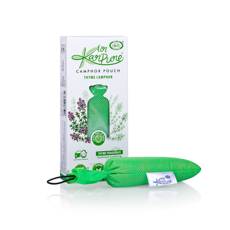 Cycle Pure Luftfrischer Sachet Set mit Kampfer in Lavendel, Thym und Bhimseni für Zuhause, Auto und Büro, 3er Pack, Mehrfarbig - Bild 2