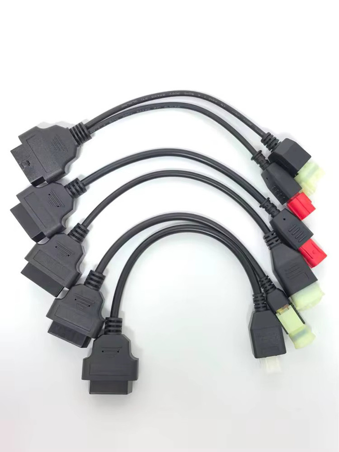 OBD-Adapter für Kawasaki Ninja Z-Serie und Versys-Serie, 4/6-Pin OBDII Diagnosekabel, Schwarz - Bild 7