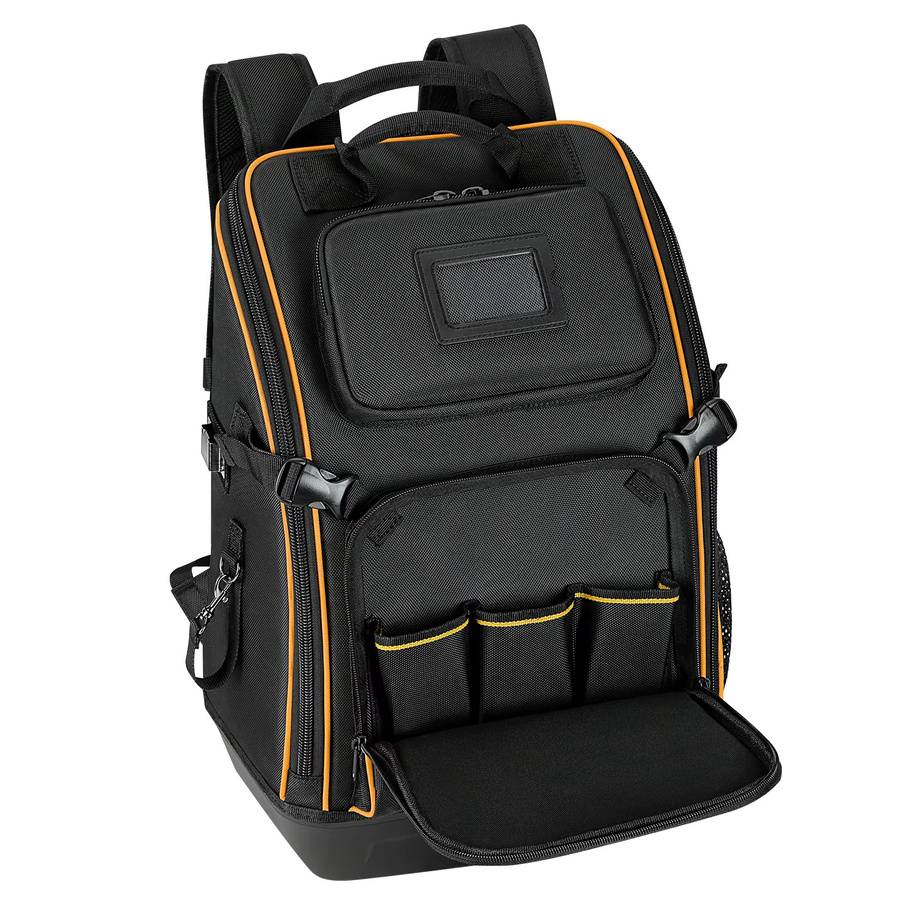 WINHUNT Tool-Station Pro Heavy-Duty Werkzeugrucksack mit großer Innenausstattung und geformtem Boden in Schwarz - Bild 6