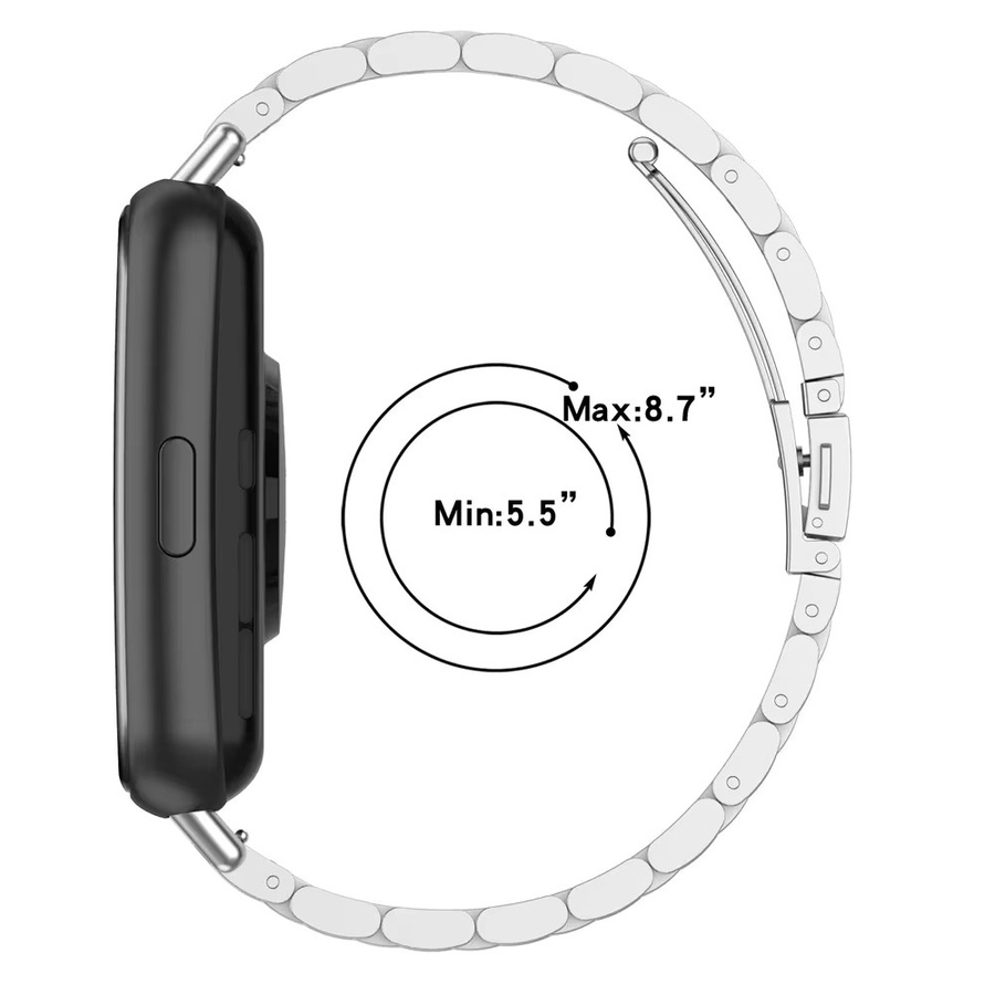 Uhrenarmband für Huawei Watch Fit 3, Edelstahl, Silber, Unisex - Bild 2