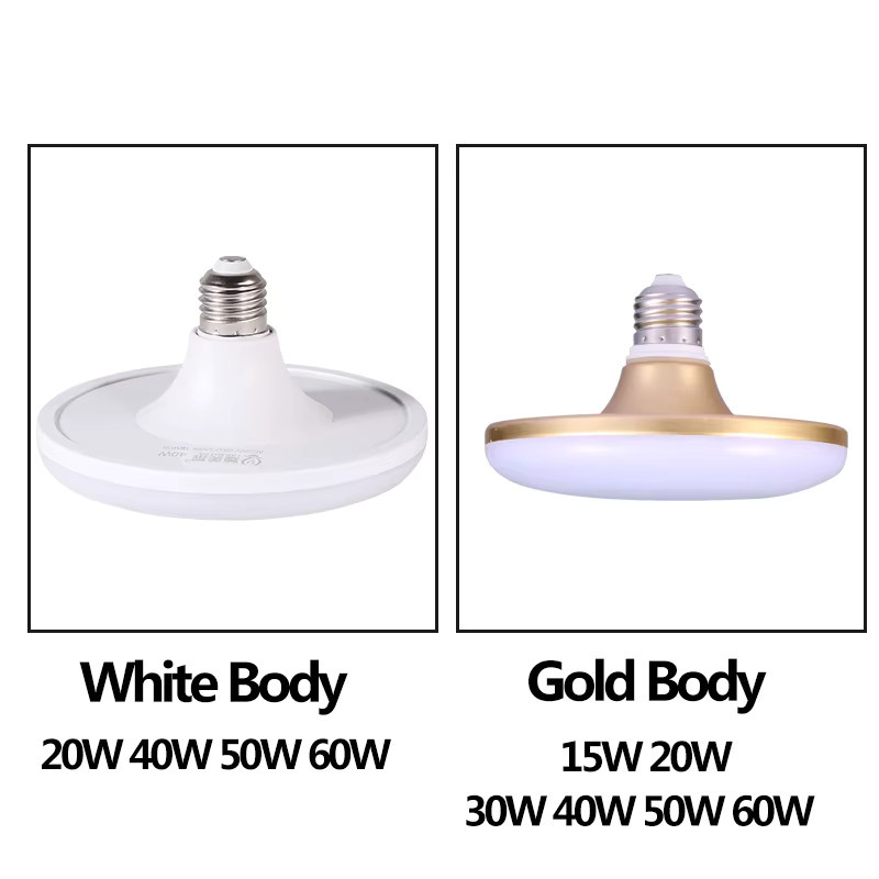 CANMEIJIA LED UFO Lampe E27 Weiß für Garage, Küche und Wohnzimmer - Bild 2