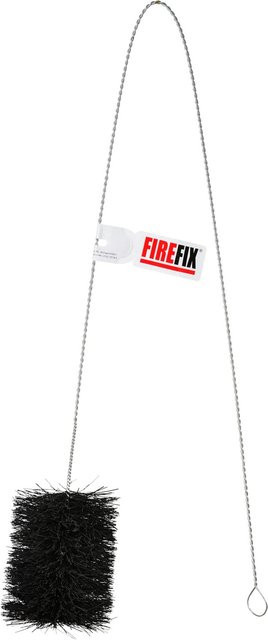 Firefix Ofenrohrwischer mit Stiel und Öse in Grau, Höhe: 160 cm - Bild 1