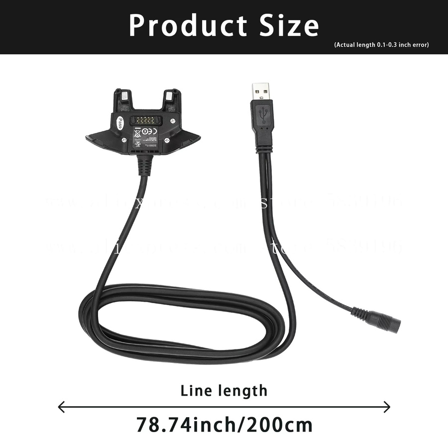 Zebra USB-Kabel für TC70X TC70 TC75 TC72 TC77 in Schwarz PN:CBL-TC7X-USB1-01 - Bild 3