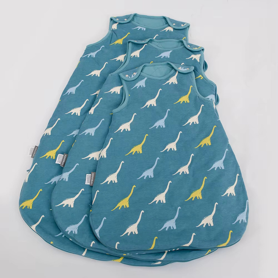 HOUSBAY Baby Schlafsack mit Dinosaurier-Print für Jungen, 2,5 Tog, 100% Baumwolle, 0-24 Monate - Bild 2
