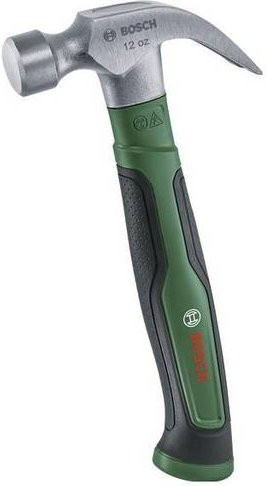 Bosch Klauenhammer aus Stahl mit Fiberglasstiel, Multicolor, 340 g - Bild 1