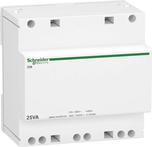 Schneider Electric A9A15219 Klingel-Transformator in Weiß, 12 V, 14 V, 24 V, 48 V, 25 A - Bild 1