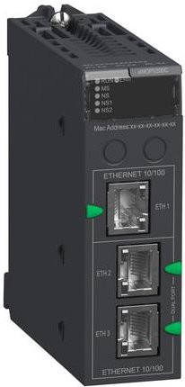 Schneider Electric BMENOP0300C Erweiterungsmodul in Schwarz - Bild 1