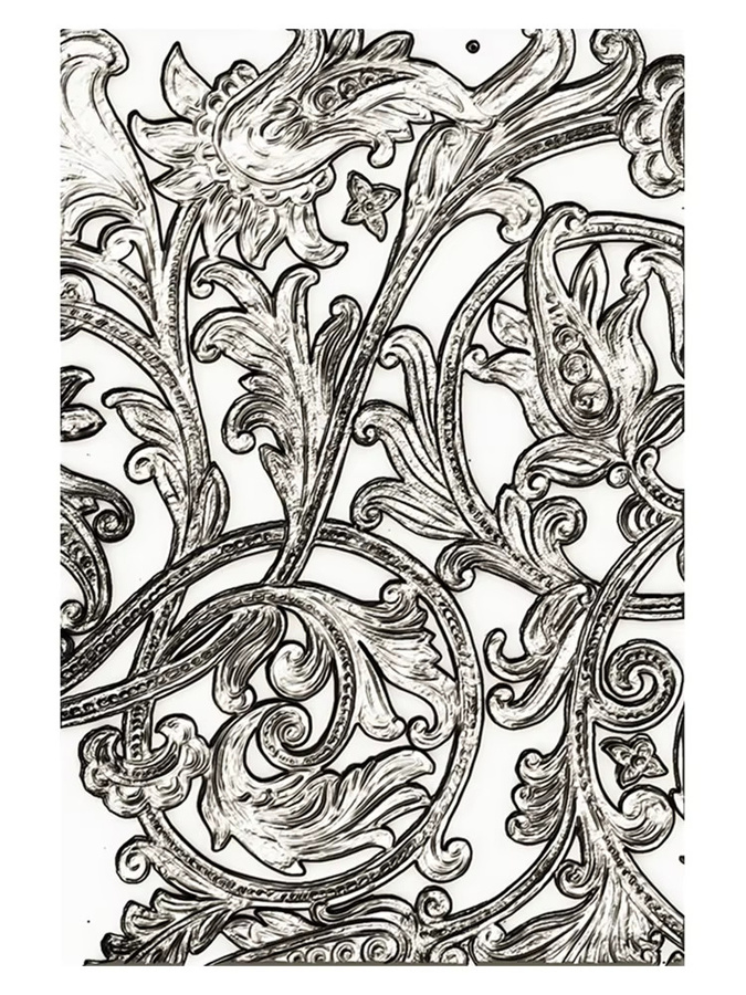 DIY Relief-Bastelpapier mit floralen Motiven aus gekräuseltem Papier für kreative Bastelprojekte - Bild 4
