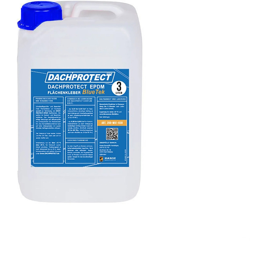 DACHPROTECT BlueTek EPDM Flächenkleber, lösungsmittelfreie Dispersion, 3 Liter - Bild 2