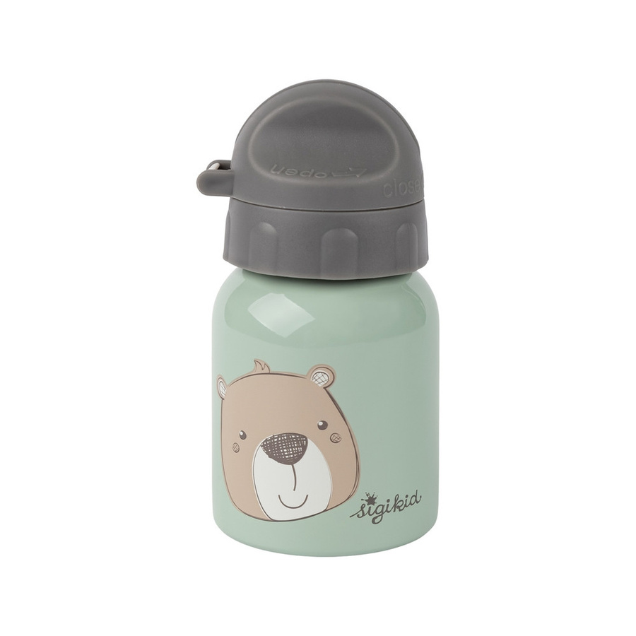 Sigikid Trinkflasche Bär in Grün, 250 ml - Bild 1