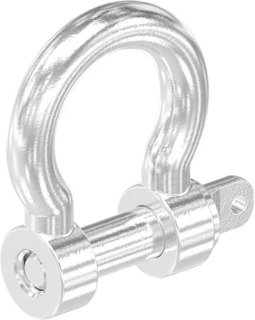 FeNau Gebogener Schäkel aus Edelstahl V4A in Silber, M5 - Bild 1