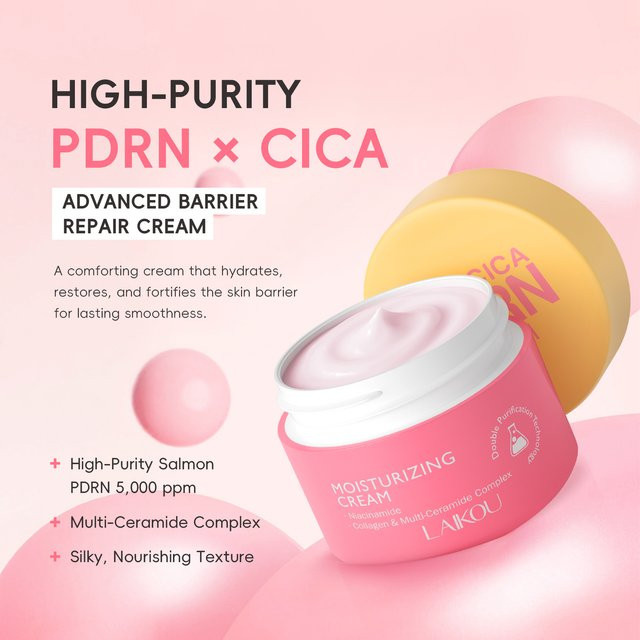 LAIKOU PDRN CICA Feuchtigkeitscreme mit Niacinamid, 30g - Bild 1