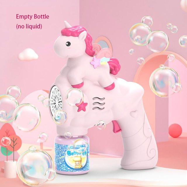Bai Fen Bai Toys Einhorn-Seifenblasenmaschine, Seifenblasenpistole, ab 6 Jahren - Bild 1