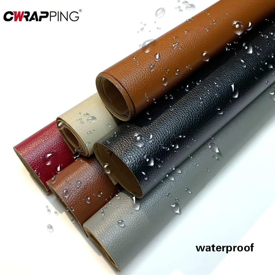 Wasserdichte Vinyl-Reparaturfolie in Mehrfarben für Autoverpackungen und DIY-Projekte aus PU-Leder - Bild 4