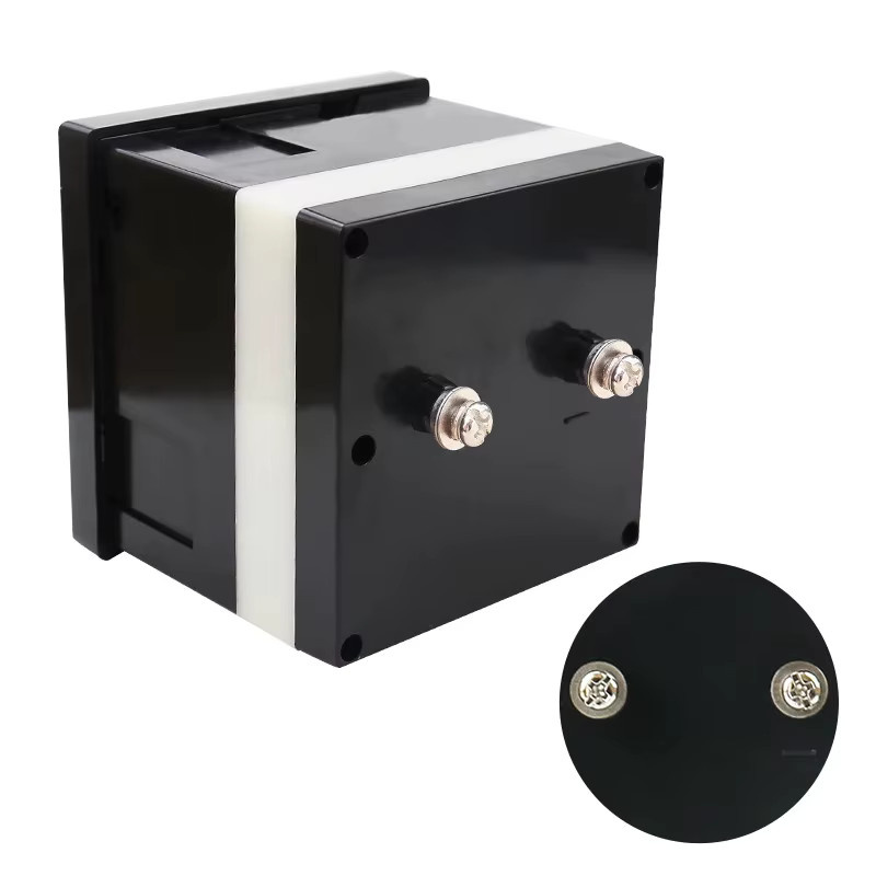 TAIYEDQ Gleichstrom-Analog-Zeiger-Messgerät Voltmeter in Schwarz, Breite: 8 cm, Höhe: 8 cm - Bild 3