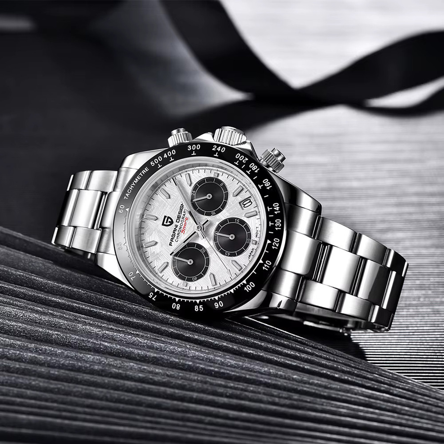 PAGANI DESIGN Chronograph, Quarzuhr, Edelstahl, Saphirglas, Herren - Bild 4