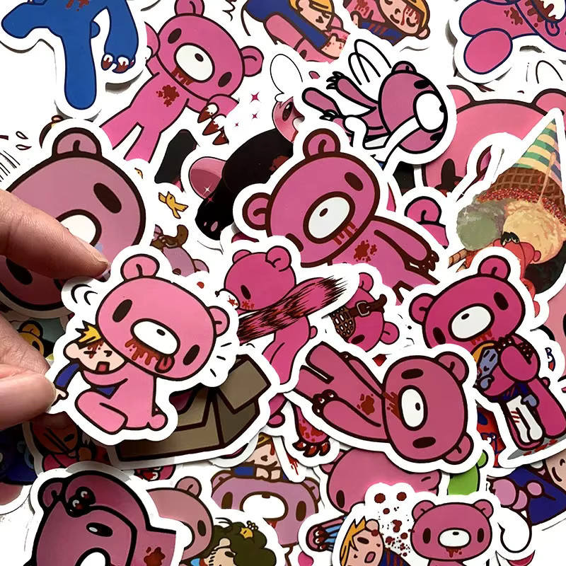 GOGOTU Wütende Bären Graffiti-Aufkleber, 50-teiliges Set, multicolour - Bild 2