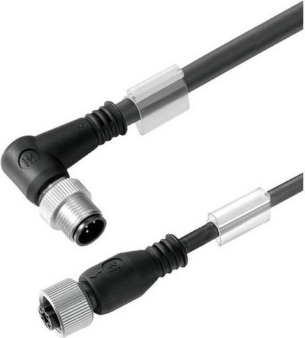 Weidmüller Sensor-Aktor-Steckverbinder 2503570150 konfektioniert, 5 Polzahl, schwarz - Bild 1