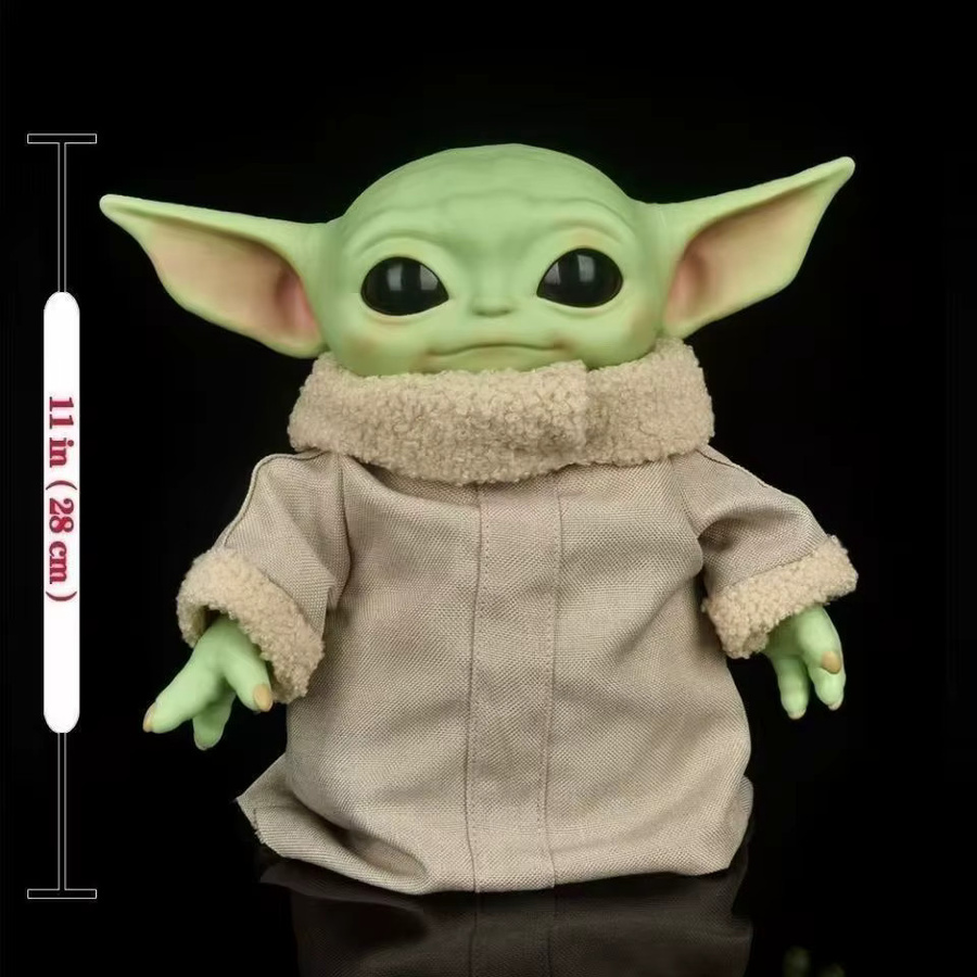 Hot Toys Star Wars Yoda Baby Grogu, Actionfigur, Plüschmodell, Grün - Bild 5
